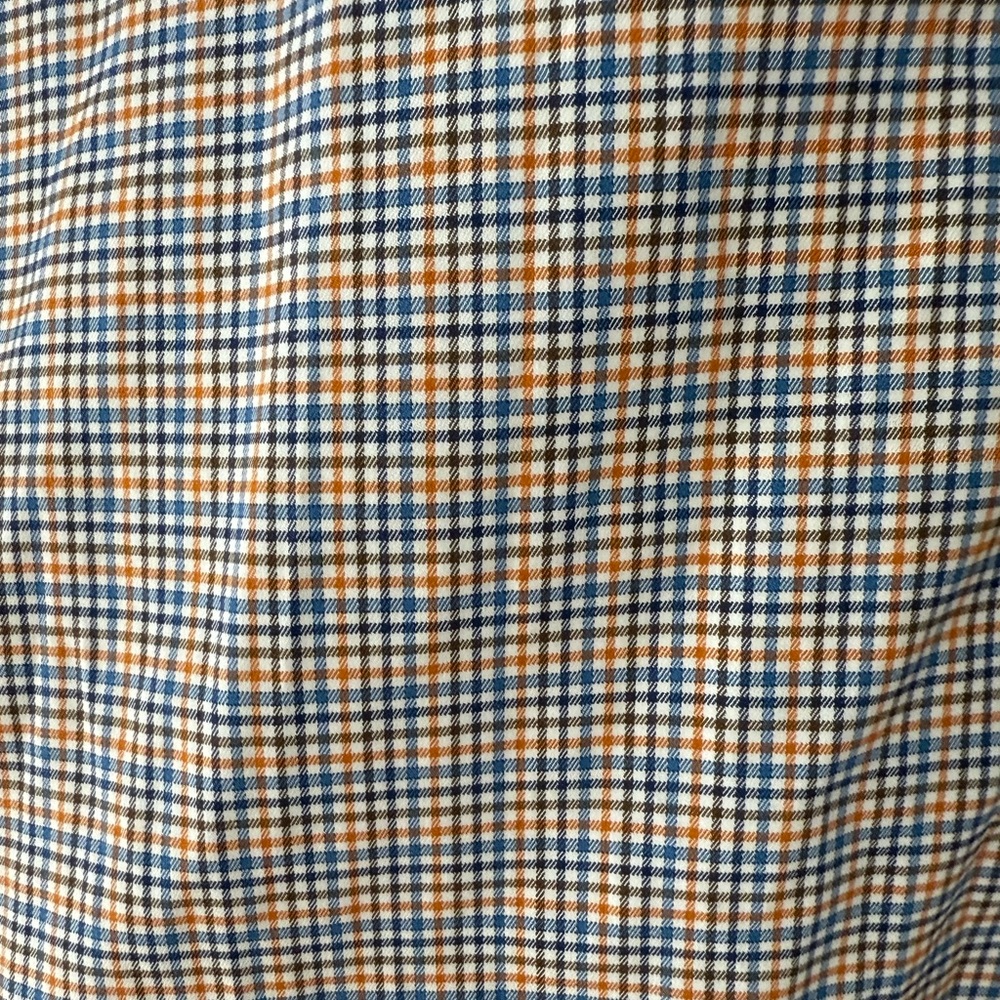 Peter Millar Collared Multicolored Plaid Button D… - image 4